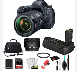 Quality Rebel T7 DSLR <b>Camera</b> with EF-S 18-55mm and EF 75-300mm Double Zoom Lens Kit - Product Image 4
