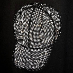 เสื้อยืดผู้ชายประดับเพชรเทียม ลายกราฟิกทันสมัย ผ้าฝ้ายเนื้อนุ่ม สวมใส่สบาย สไตล์สตรีทแวร์ แขนสั้น - Product Image 6