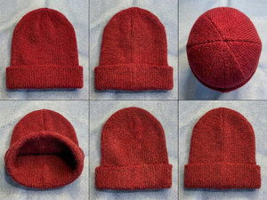Classic Ribbed Beanie Hat Lightweight Comfortable Flexible Knit Fabric Casual Outdoor Everyday <b>Winter</b> <b>Cap</b> - Product Image 2