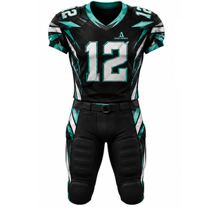 Tenue de sport personnalisée en gros, uniforme de football américain confortable - Product Image 1