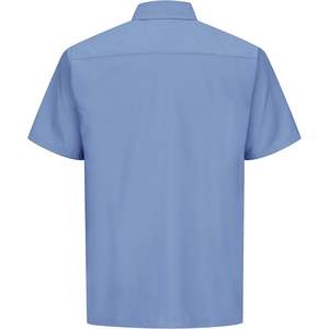 เสื้อเชิ้ตทำงานผ้าริปสต็อปแบบเรียบสำหรับผู้ชาย - Product Image 1