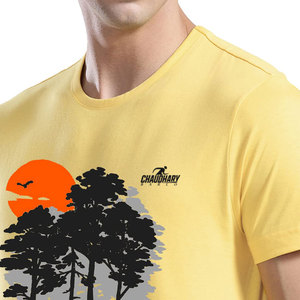 เสื้อยืดลำลองสำหรับผู้ชายที่ทำจากวัสดุที่มีน้ำหนักเบา เสื้อยืดผู้ชายสำหรับการแต่งกายที่สวมใส่สบายในชีวิตประจำวัน - Product Image 3