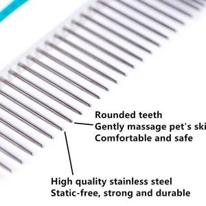 หวีแต่งขนสัตว์สำหรับสัตว์เลี้ยงแบบหนาแน่นหวีแต่งขนสัตว์ - Product Image 4