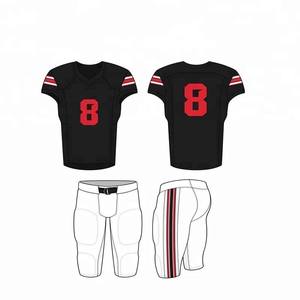 Uniforme de football américain de qualité supérieure 2026, personnalisable, faible MOQ, 100 % polyester, uniforme de football américain sur mesure - Product Image 2