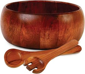 Premium Quality Eco-Friendly Biodegradable Wooden Bowl <b>for</b> <b>Kitchen</b> Serving Salad Fruit <b>Decorative</b> Handmade Home Gift <b>Item</b> - Product Image 6