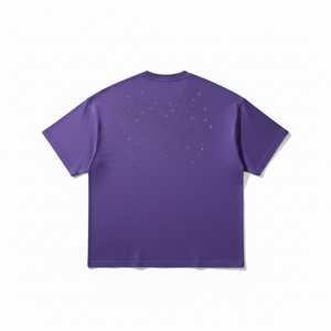 Camiseta de Hombre de Primera Calidad, 100% Algodón, con Pedrería, Corte Holgado, Manga Corta, Precio Bajo, Transpirable y Ligera - Product Image 3