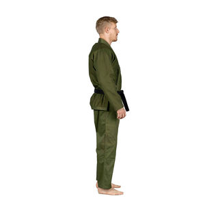 Uniforme Profesional de BJJ con Diseño Frontal, 100% Algodón, Kimono de Judo Duradero para Adultos - Personalizable OEM - Product Image 5
