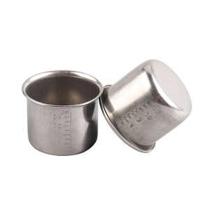 Hot Selling Medical Gallipot 50ML 60ML Stainless Steel Autoclaveable Medicine <b>Cup</b> <b>Measuring</b> - Product Image 5