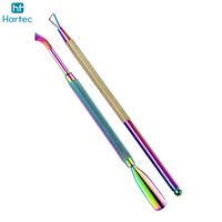 Ensemble de soins des ongles professionnel de haute qualité, pousse-cuticules et grattoirs complets, acier inoxydable de qualité médicale, ergonomique