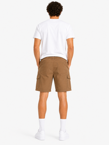 Men’s Brown Cargo Shorts Relaxed Fit Utility Shorts Casual Summer Bottoms Multi Pocket Outdoor Shorts Drawstring Waist Cargo - Product Image 4