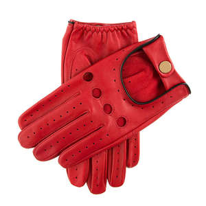 Gants de conduite en cuir pour hommes, à doigts entiers, de qualité supérieure, doux, respirants, design personnalisé, best-seller - Product Image 2