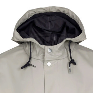 Manteau imperméable pour homme en nylon/polyester, écologique, fabriqué au Pakistan, tissu doux et respirant de haute qualité - Product Image 3
