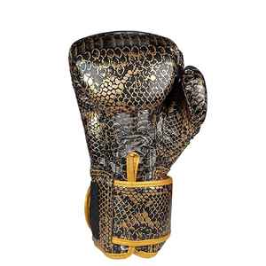 ถุงมือชกมวยคุณภาพสูงแบบมืออาชีพ บุหนาพิเศษ ป้องกันอย่างดี ระบายอากาศได้ดี ฝ่ามือเสริมความทนทาน - Product Image 5