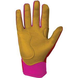 Gants de frappe de baseball en cuir de qualité supérieure, personnalisables, couleurs et tailles sur mesure, fermeture antidérapante à boucle auto-agrippante, main droite/gauche - Product Image 2