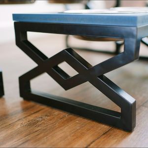 Dispensador de agua y comida para mascotas 2 en 1, respetuoso con el medio ambiente, comedero para perros y gatos de acero inoxidable con tapa de madera y marco de metal - Product Image 6