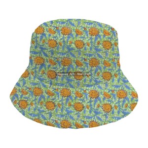 Vente d'usine – Nouveaux chapeaux bob matelassés personnalisés à imprimé intégral, avec logo sur mesure, pour hommes et femmes, haute qualité - Product Image 4