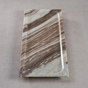 Hand Crafted Marble Effect <b>Rectangle</b> Serving Tray With Unique Design Decorative For <b>Coffee</b> <b>Table</b> Home Decor Accessories Supplies - Product Image 6
