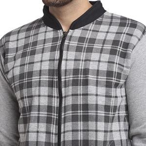 ชุดวอร์มผู้ชายแบบ 2 ชิ้น ชุดออกกำลังกายแขนยาว ชุดกีฬาแบบซิปเต็มตัว - Product Image 6