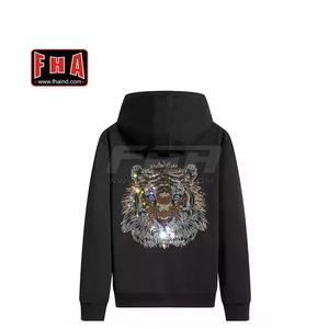 Sweat à capuche pour femmes, logo brodé personnalisé, combinaison doublée en satin, pull brodé, chenille, - Product Image 4