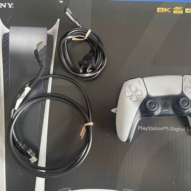 Used for Console Digital Slim White 10.28 TFLOPS GPU Home Blu-ray TV Game with 1TB Memory Wireless & Wired Connection