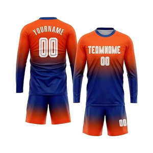 ชุดฟุตบอลแบบ sublimated รุ่นใหม่ล่าสุด ปี 2026  แบบสั่งทำพิเศษ แขนสั้น พร้อมโลโก้ด้านหน้า  ชุดทีมฟุตบอลส่วนตัว  100% สำหรับกีฬา - Product Image 5