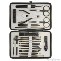 Juego de Manicura y Pedicura Profesional de Lujo, 36 Piezas, Kit de Cuidado de Uñas de Acero Inoxidable, Cortaúñas, Herramientas para Cutículas, Cuidado de Manos y Pies
