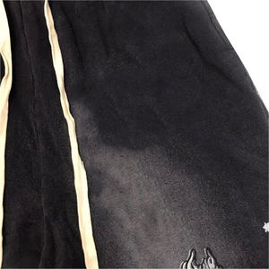 Pantalones Deportivos Track Jogger, Estilo Stacked, Tejido Grueso de 500 GSM, 100% Algodón, con Logotipo, Holgados, Casuales, Ecológicos, para Hombre - Product Image 5