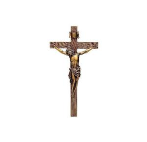 Antique Finish Durable Crucifix Altar for Church Supplies American Style Decorative Church Ware Events Crucifix Metal Altar - Product Image 1