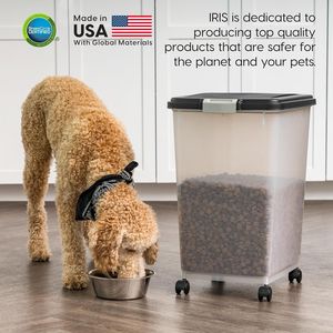 Airtight Pet Food Storage Container up to 54 Lbs Attachable <b>Wheels</b> for Dog Cat Bird Other <b>Small</b> Animals' Food Storage Keep Fresh - Product Image 4