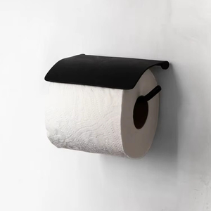 Luxury Iron Toilet Paper Holder Wall Mounted Tissue <b>Roll</b> Storage <b>Rack</b> Elegant Bathroom Interior Decoration Accessory - Product Image 1