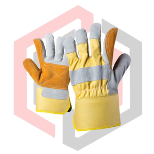 Gants de travail en cuir renforcé avec tissu résistant aux déchirures, respirants, antistatiques, sans silicone, sans poudre, anti-coupure - Product Image 1