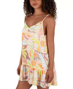 Minivestido para cubrir con cuello en V de Juniors' Vacay Dreams | Hurley - Product Image 3