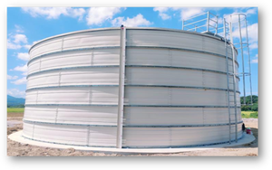 Réservoir de stockage alimentaire et de boissons en zinc et aluminium, capacité 500m3, garantie 1 an - Product Image 2