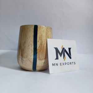 Juego de Mesa de Madera de Caucho Importada 100% Natural para el Hogar, Juego de Mesa de Madera para Tazas de Café - Product Image 2