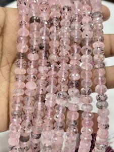 Cuentas de Piedras Preciosas, Lepidocrocita Natural AAA, Cuentas Facetadas en Forma de Rondelle de 8 mm, Hilo de 8 Pulgadas - Product Image 3