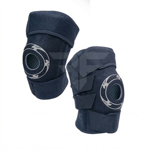 แผ่นรองเข่าป้องกันการกระแทกแบบดูดซับแรงกระแทก - แข็งตัวอัตโนมัติเมื่อเกิดแรงกระแทกเพื่อการป้องกันการเล่นกีฬา ใช้ได้ทั้งกลางแจ้งและในบ้าน ขนาดเดียวใช้ได้กับทุกคน - Product Image 1