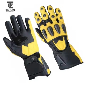 Gants de moto confortables pour motocross, gants de conduite d'été personnalisés à doigts entiers pour moto, cyclisme et course à vélo - Product Image 4