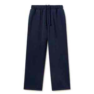 <b>men's</b> pants washed Custom Logo Breathable Fleece Casual <b>Men</b> <b>Trousers</b> <b>Elastic</b> Waist Sweat Sweatpants Regular Fit Straight Leg - Product Image 1