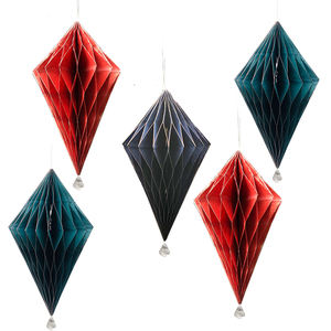 Decoraciones Colgantes de Papel en Forma de Panal de Abeja de Alta Calidad para Navidad, Pascua, Graduación, Año Nuevo Chino - Product Image 3