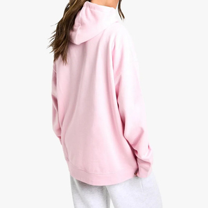 Sweat-shirt à capuche pour femme de haute qualité, personnalisable, respirant, doux, taille plus, avec logo brodé, pour l'hiver/l'automne - Product Image 3