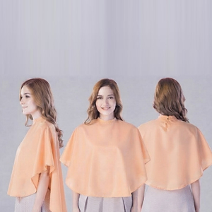 Cape de coiffeur à manches courtes, col rond, pour salon de coiffure et coupe de cheveux - Product Image 5