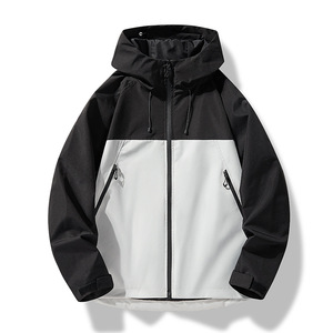 Veste coupe-vent imperméable respirante et légère pour homme, nouvelle conception, série de vestes de pluie pour l'extérieur - Product Image 4