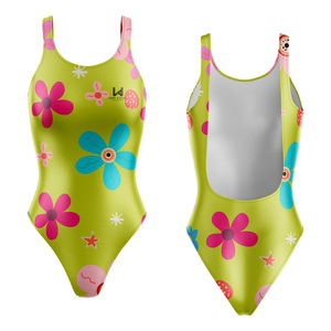 Traje de Baño Personalizado para Mujer, Sublimado, Ecológico, de Una Pieza, Elástico, Fabricación OEM, Venta al Por Mayor - Product Image 3