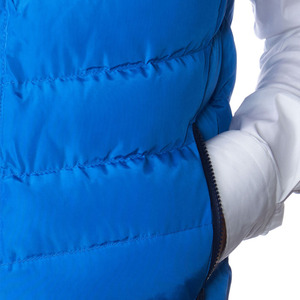 Chaleco Acolchado Impermeable de Invierno 2026 para Hombre, Unisex, con Cierre, Exterior de Poliéster/Nailon, Relleno, Logotipo Frontal Personalizado, Ropa Exterior Informal - Product Image 4