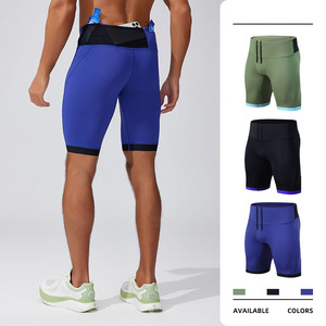 Shorts de Compression Solides et Décontractés pour Hommes, Idéaux pour l'Entraînement MMA, la Gym, le Fitness et la Course à Pied – Respirants et Séchage Rapide – Collection 2026 – Vente en Gros - Product Image 5