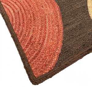 <b>Large</b> Rectangle Handmade Braided Organic Jute Eco-Friendly Bohemian Geometric Low Pile Area <b>Rug</b> - Product Image 6
