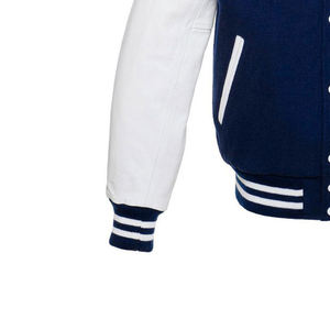 Nueva Chaqueta Universitaria de Béisbol para Hombre, Otoño, Alta Calidad, 100% Algodón, Forro Polar, Personalizada con Letras, Cierre Frontal - Product Image 3