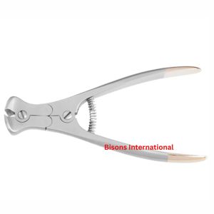 คีมตัดลวดเหล็ก K สำหรับศัลยกรรมกระดูกแบบแมนนวล ยี่ห้อ BISONS ผลิตจากสแตนเลส - Product Image 1