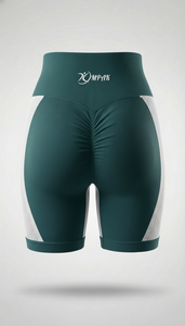 Women's Breathable Streetwear Workout Shorts Fitness Yoga High Wear <b>Booty</b> Biker Waist Athletic Gym Seamless Lifting Scrunch Butt - Product Image 5