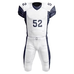Uniforme de fútbol americano del equipo juvenil con logotipo personalizado Conjunto de Jersey y pantalón de sublimación OEM Uniforme de fútbol americano unisex - Product Image 1